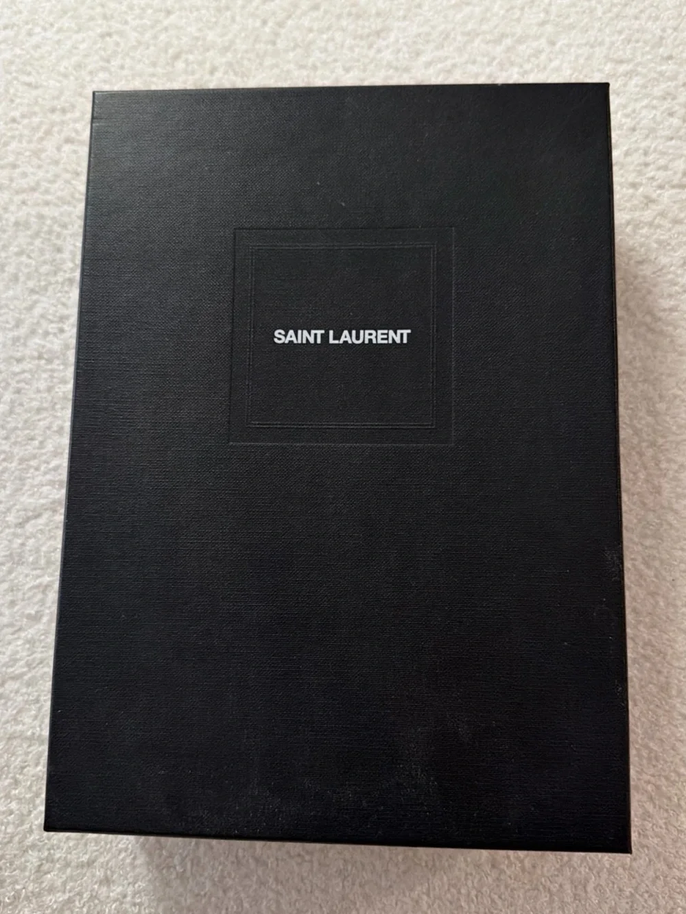 Saint Laurent Black Branded Presentation Box